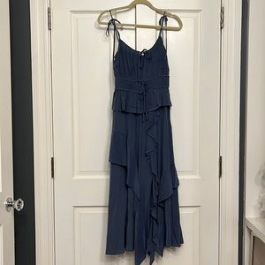Ulla Johnson 100% silk spaghetti strap dress. Beautiful and versatile!
